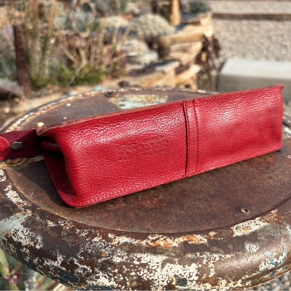Il Bisonte Leather Clutch Mini Bag - Picture 6 of 16
